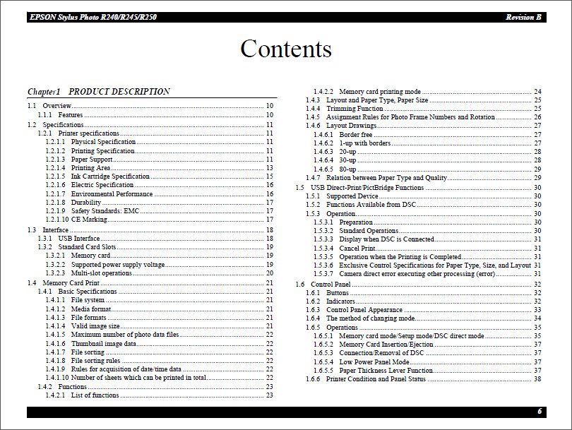 EPSON R240_R245_R250 Service Manual-2